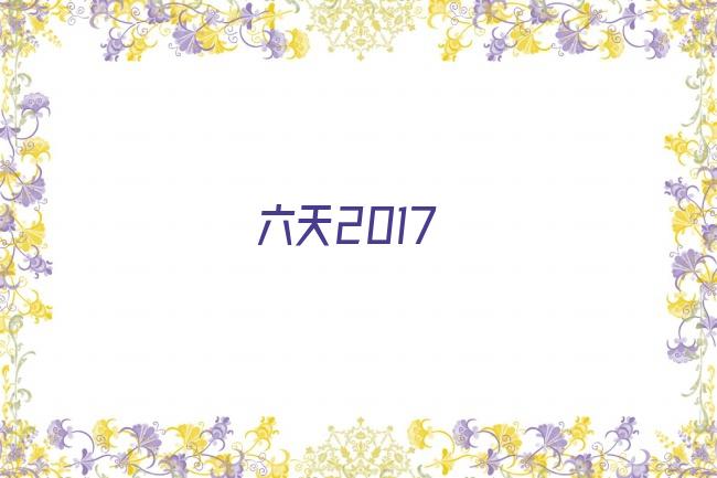 六天2017剧照