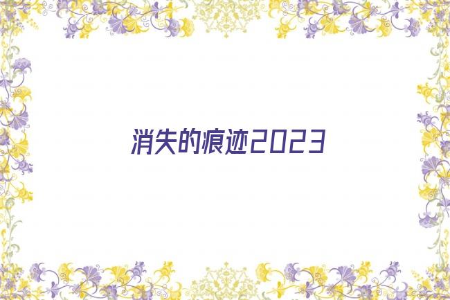 消失的痕迹2023剧照