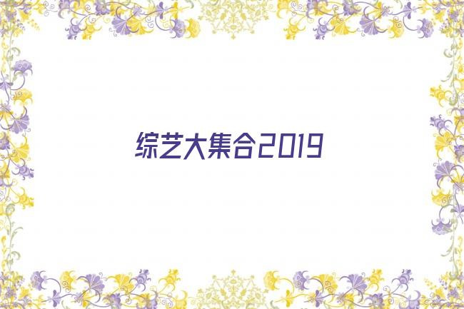 综艺大集合2019剧照