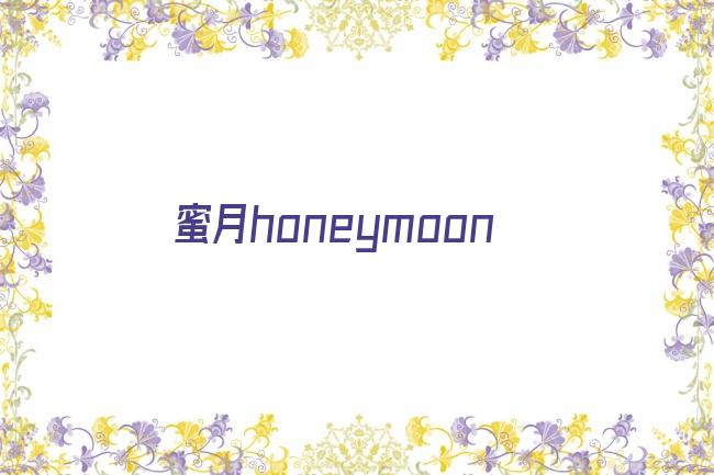 蜜月honeymoon剧照