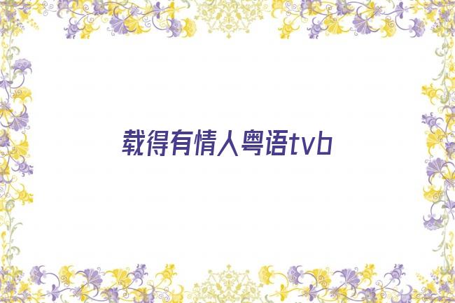 载得有情人粤语tvb剧照